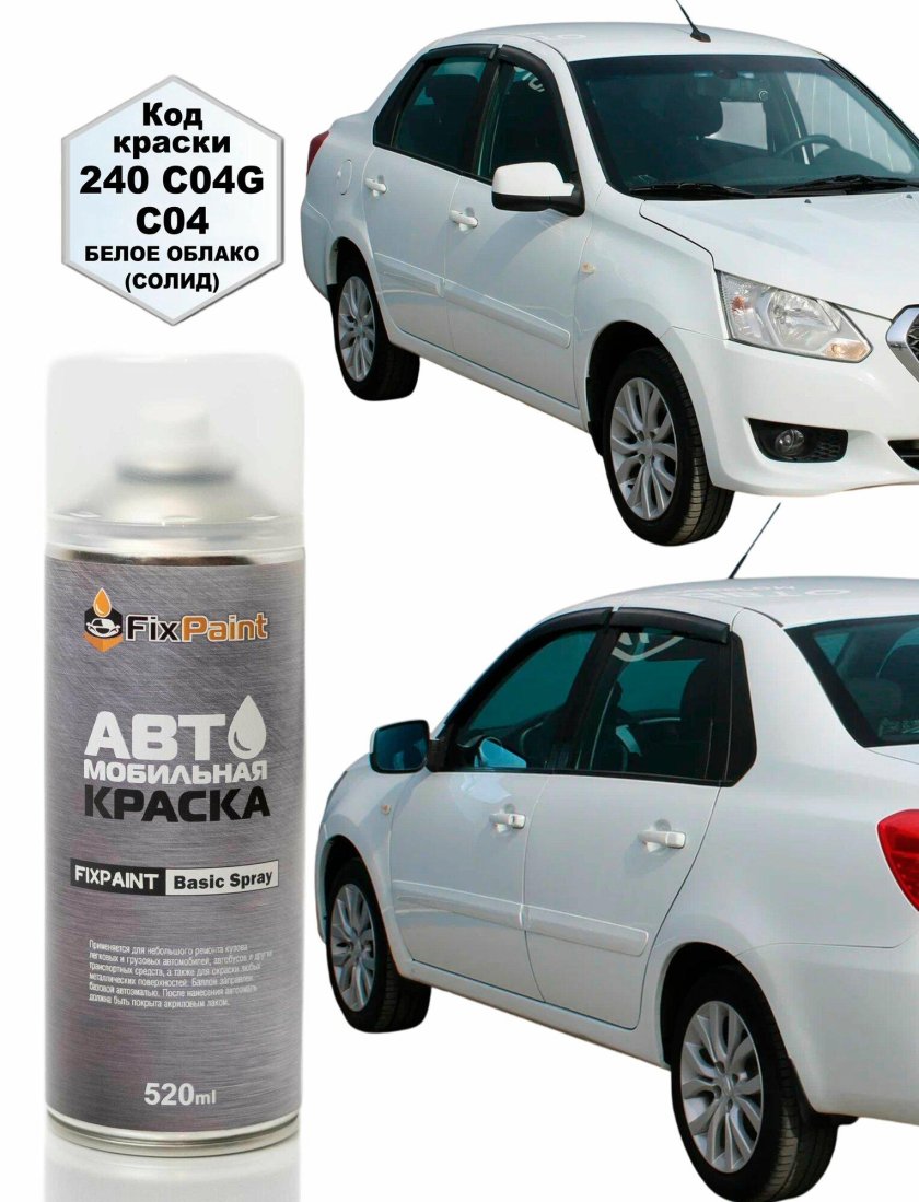 Автомобильная краска fixpaint spray lada