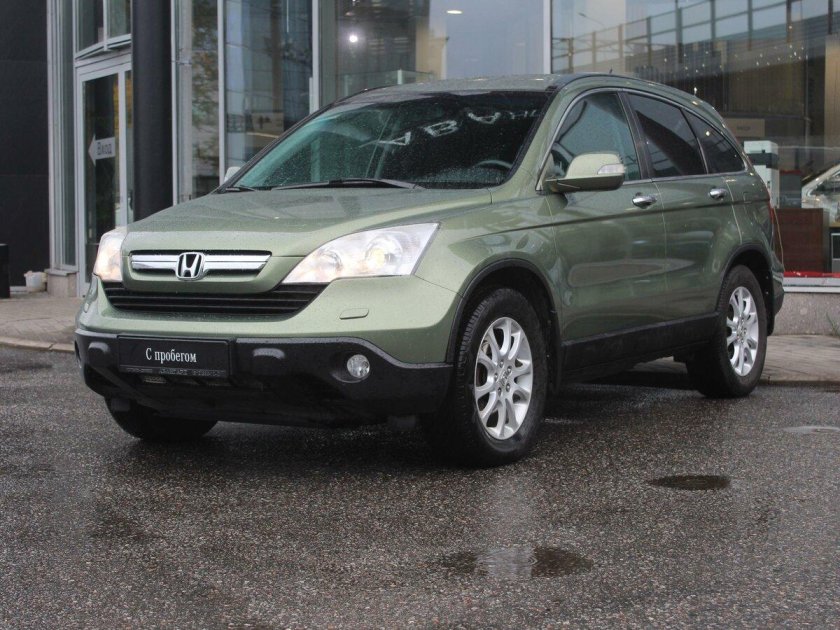 Honda CR-V 2.4 at, 2008 серо голубой