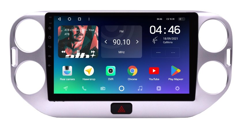 Штатная магнитола volkswagen tiguan