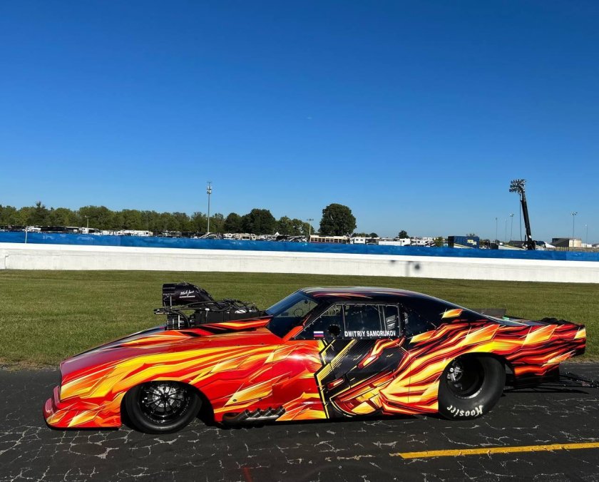 Драг рейсинг camaro