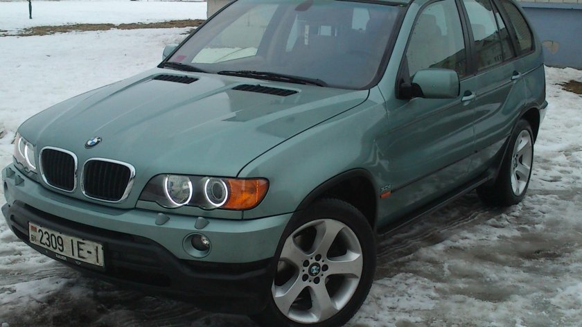 BMW x5 e53 зеленый
