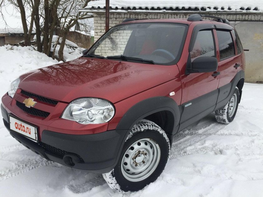 Шевроле Нива красная 2007
