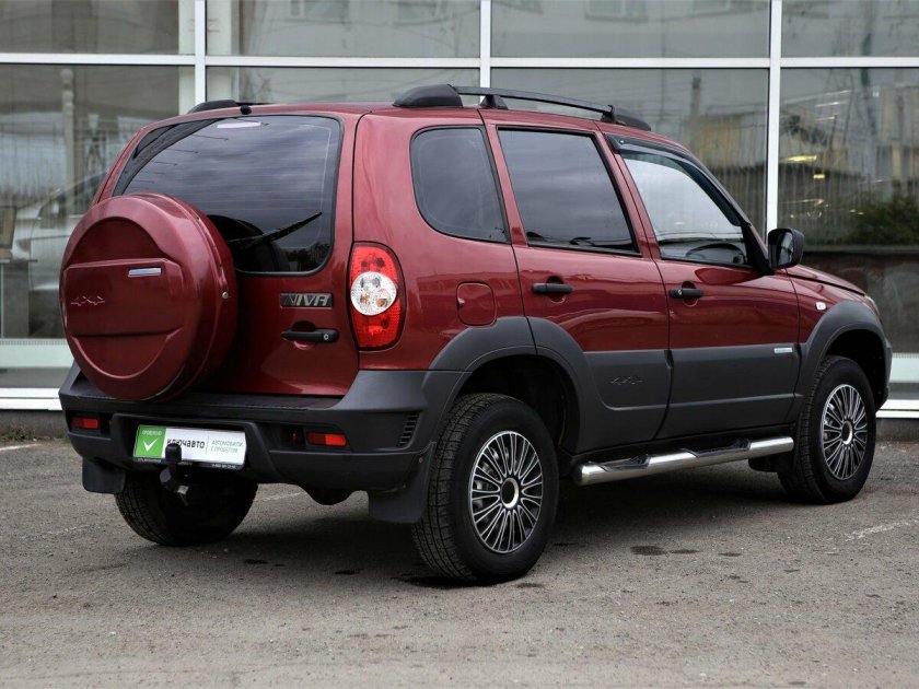 Шевроле нива красный металлик