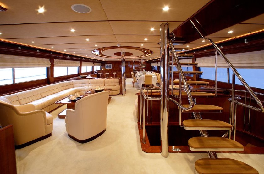 Azzam яхта интерьер