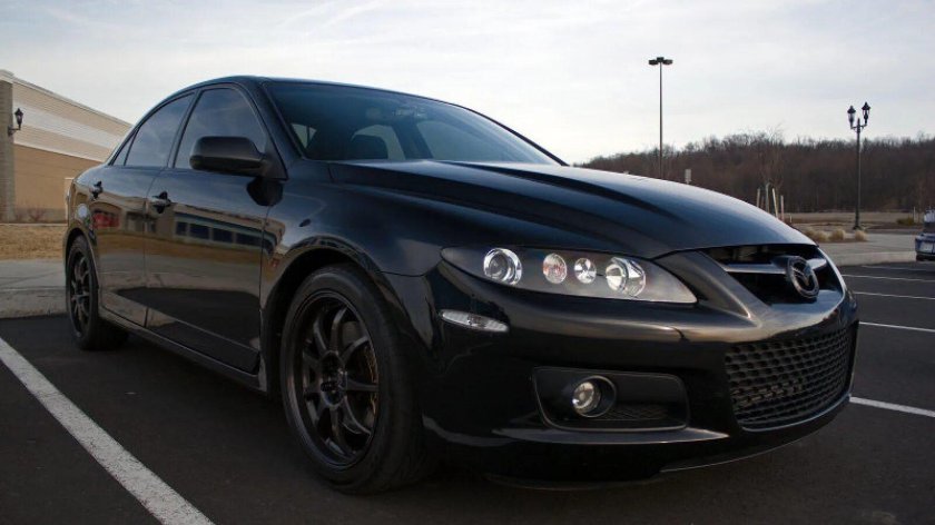 Мазда 6 gg черная