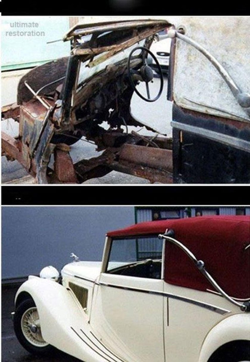 Старые автомобили отреставрировали