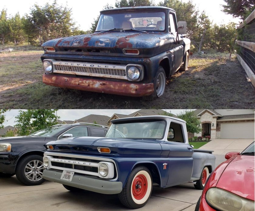 Старые отреставрированные машины