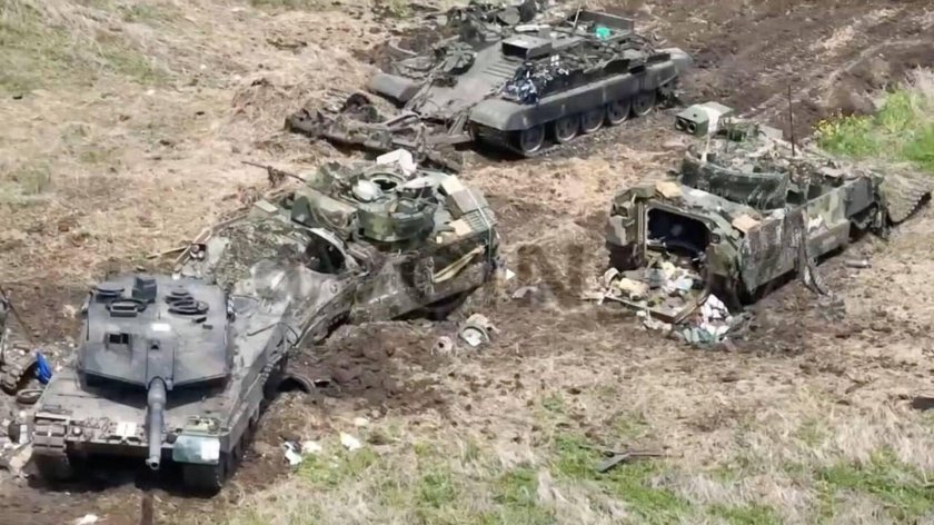 Подбитые танки всу