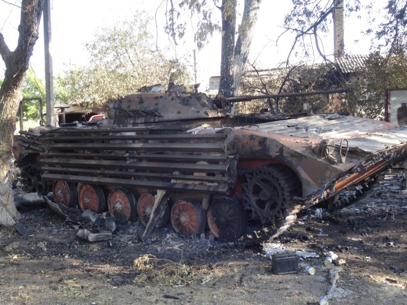 БТР-4 подбитый