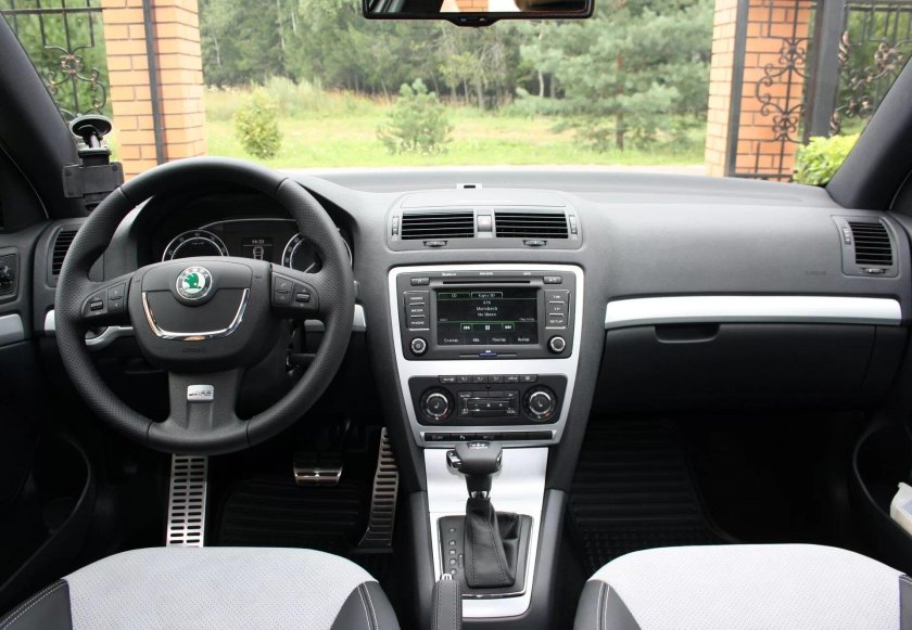 Шкода Октавия а7 салон