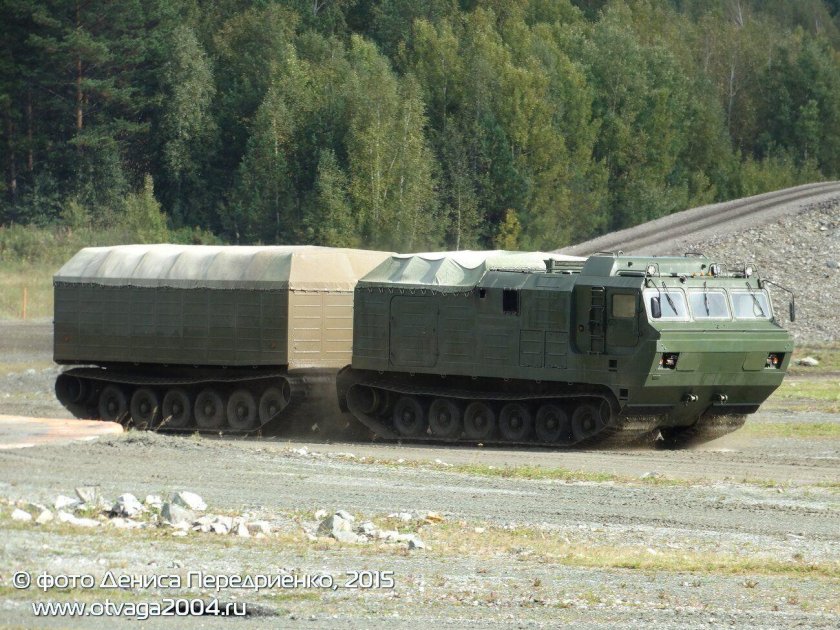 Двухзвенный гусеничный Транспортер ДТ-30пмн