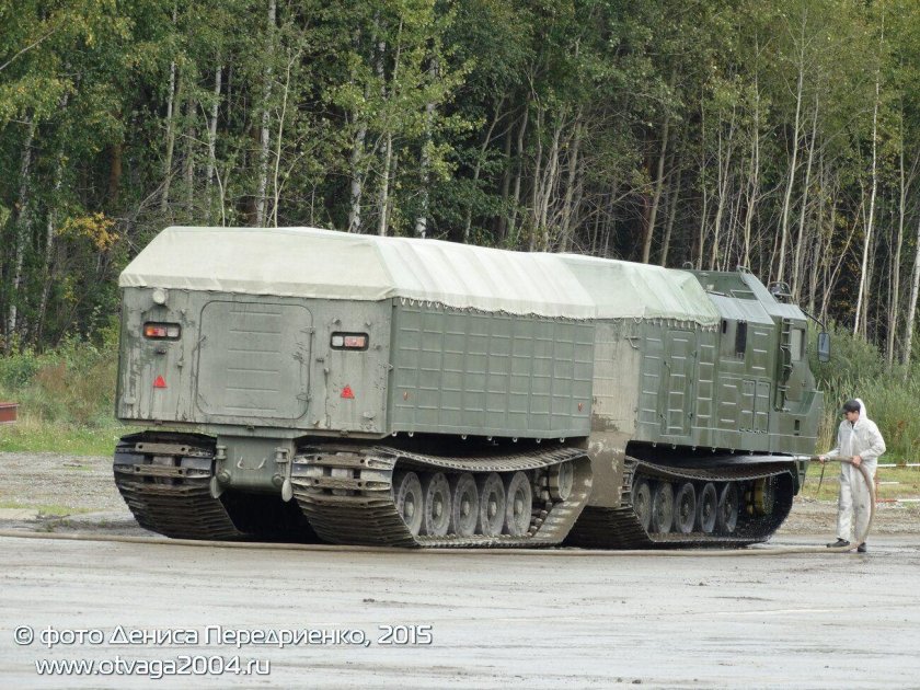 Двухзвенный гусеничный Транспортер ДТ-30пмн