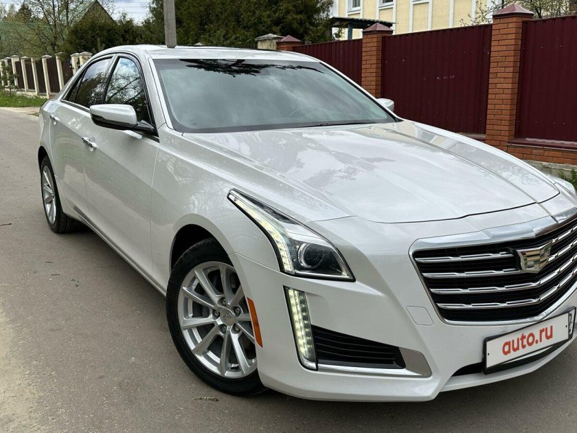 Cadillac cts 2016 белый