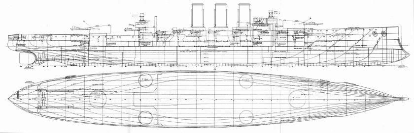 Крейсер Рюрик 2 чертежи