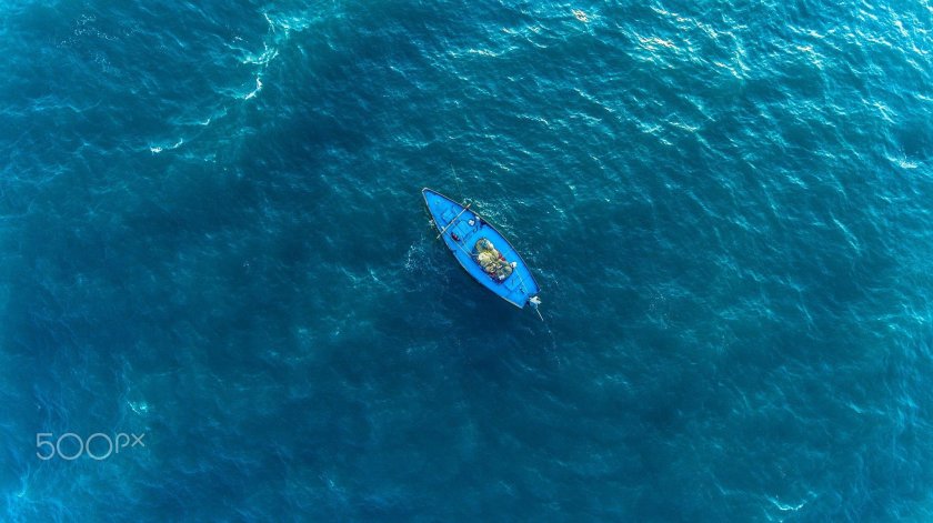 Лодка вид сверху