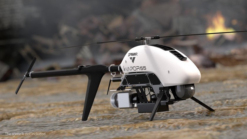 Однороторный дрон – беспилотный вертолет