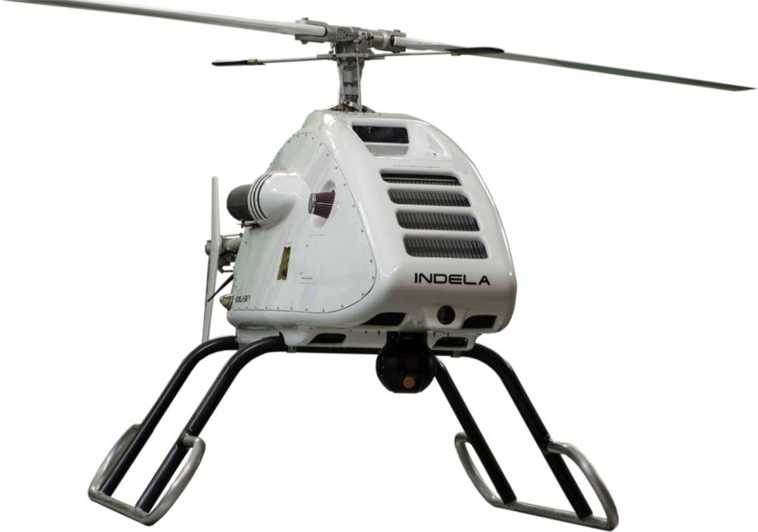 3)Однороторный дрон – беспилотный вертолет