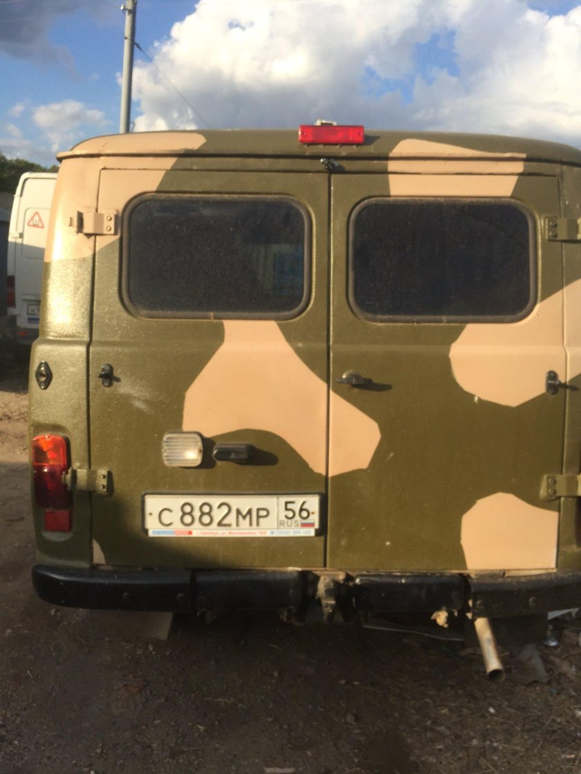 Камера заднего вида на УАЗ Буханка