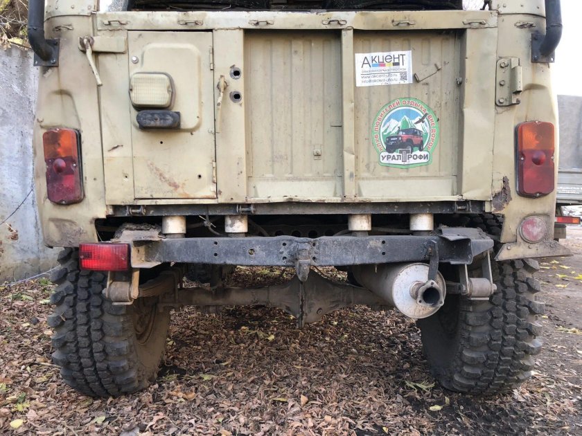 УАЗ 469 сзади