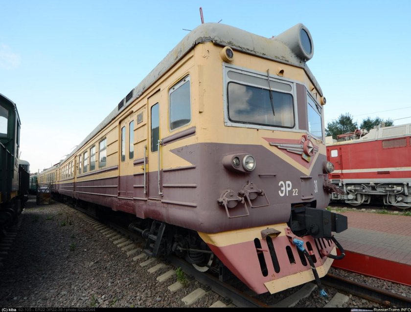 Эр22 в музее на Рижском вокзале