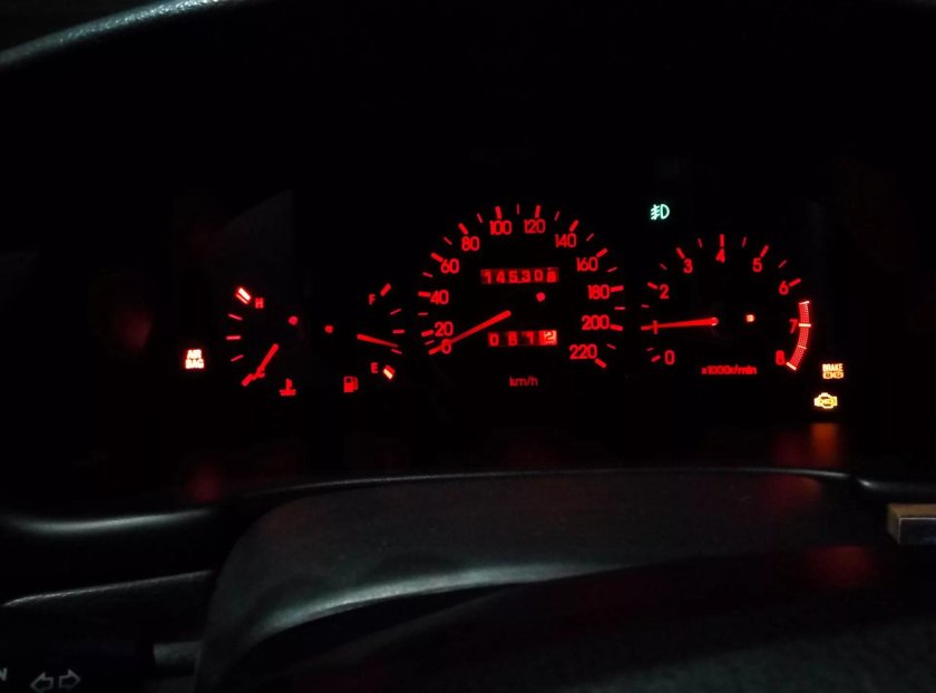 Лампа приборной панели ланос