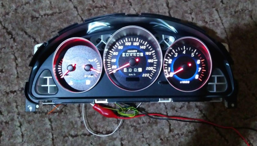 Комбинация приборов Chevrolet lanos с тахометром