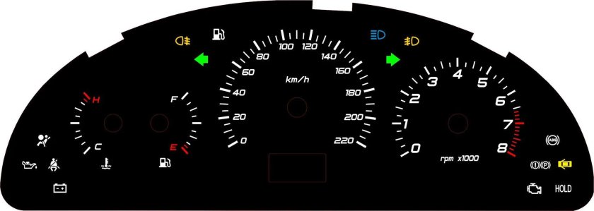 Панель приборов Шевроле Ланос 1.5