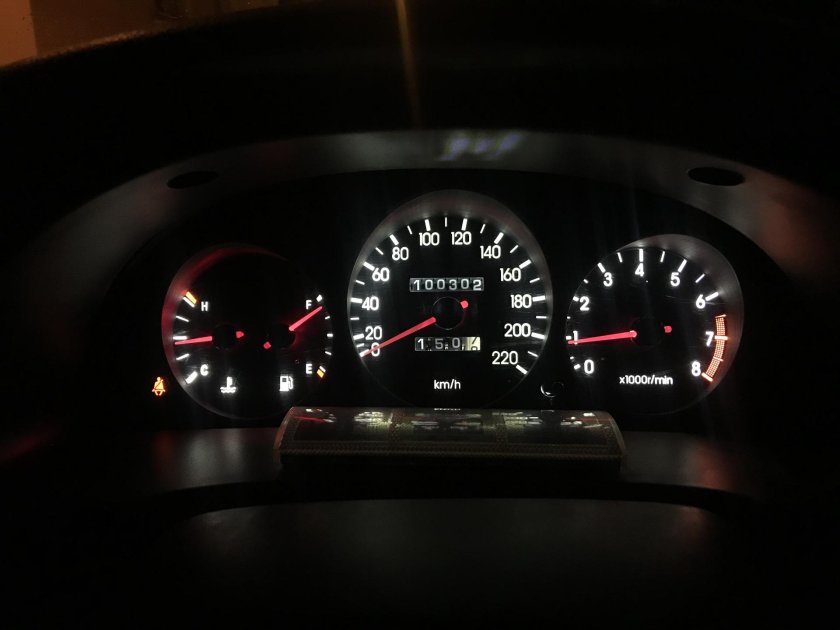 Комбинация приборов Chevrolet lanos с тахометром