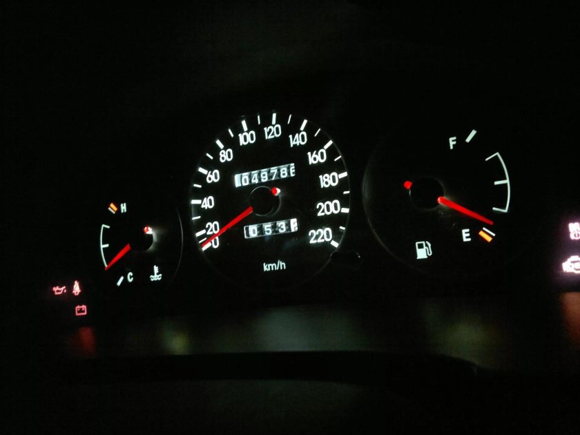 Шевроле Ланос 2008 приборная панель