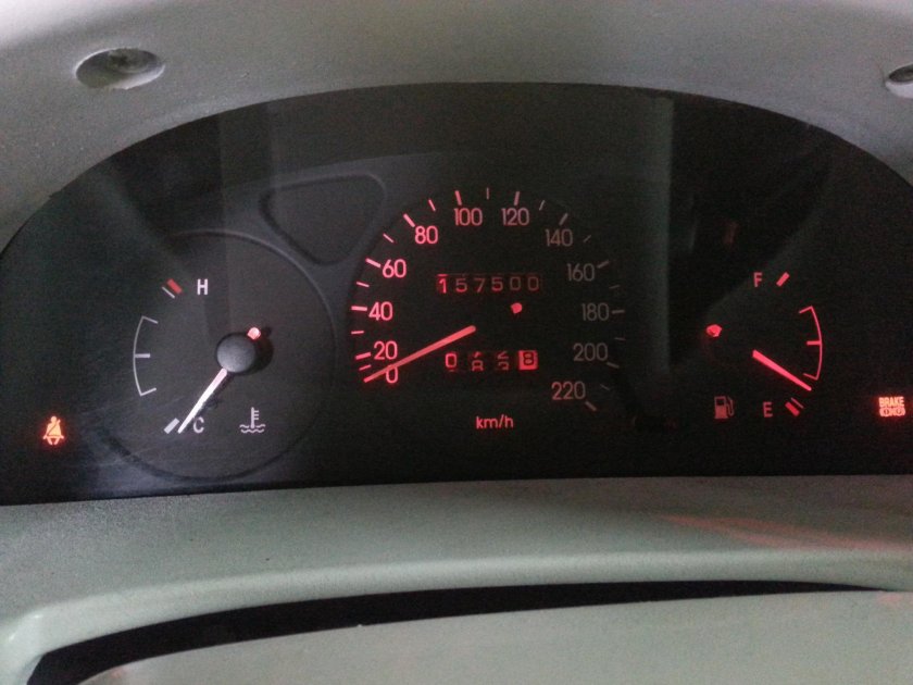 Chevrolet lanos 2007 приборная панель