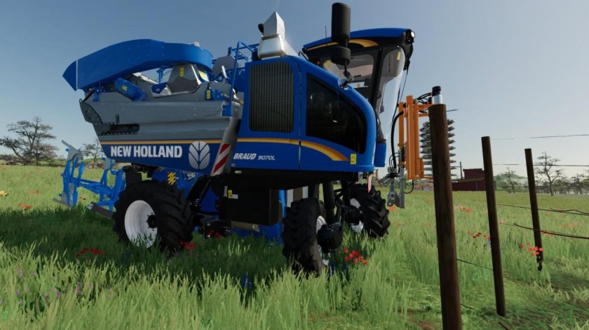 FS 22 New Holland Braud 9070l multigrape