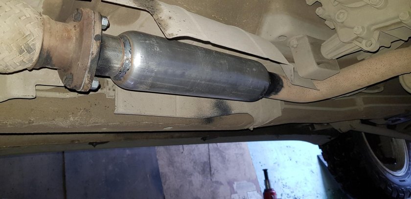 Пламегаситель вместо катализатора на ниву 21214