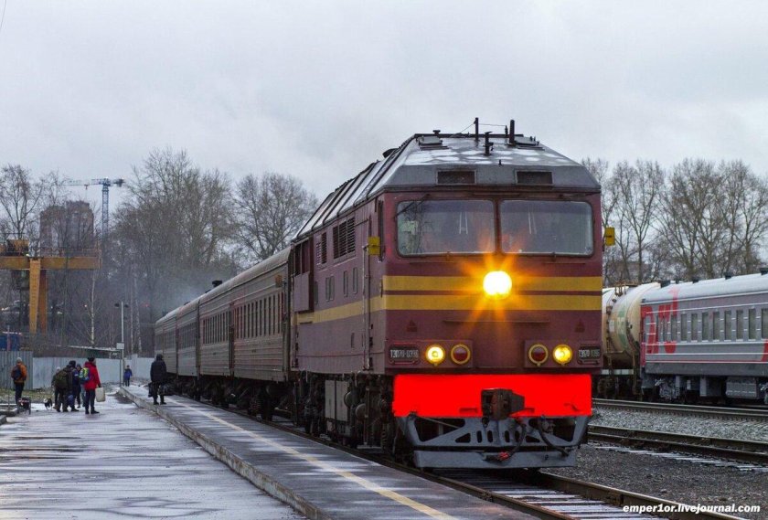 Поезд Киров Луза