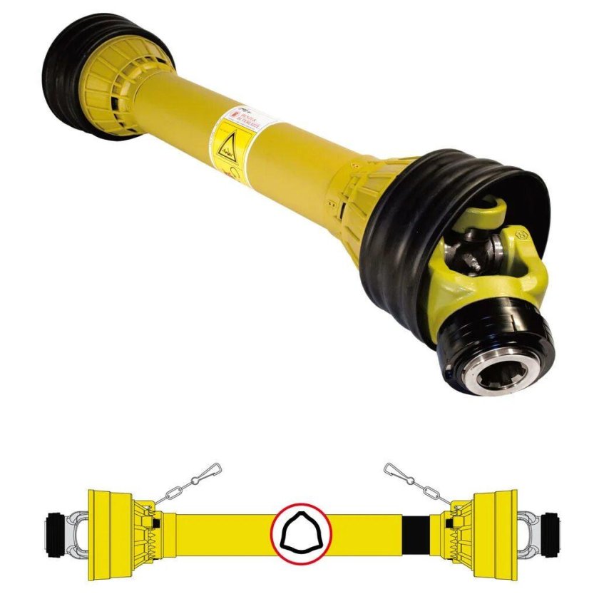 Вал карданный с обгонной муфтой 8 8