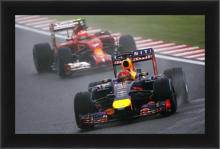 Себастьян Феттель в болиде