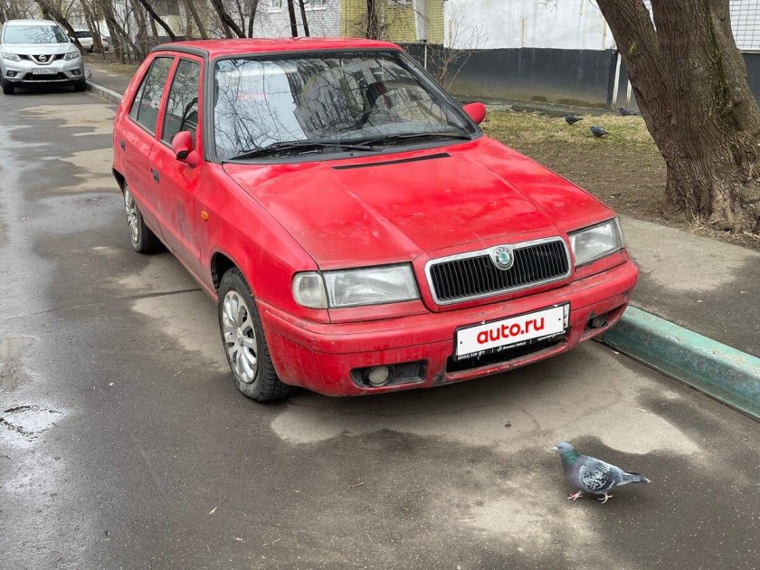 Шкода фелиция 1998 красная
