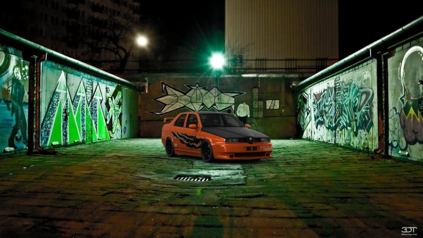 Гараж в стиле андеграунд