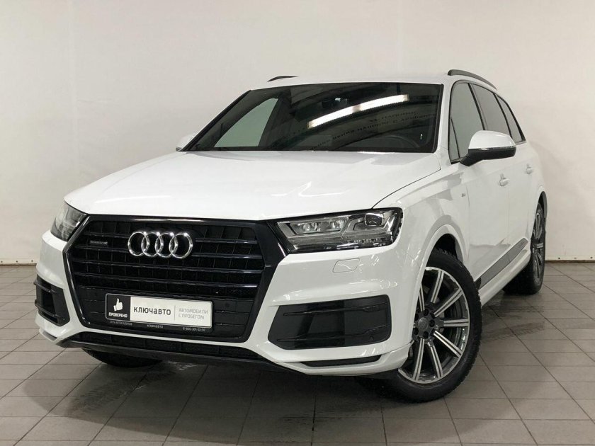 Audi q7 2016 белая