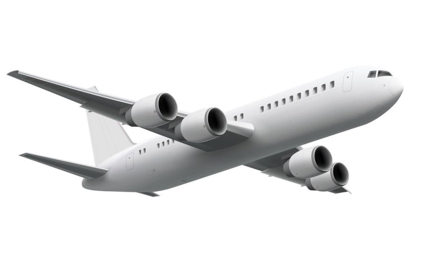 Самолет без фона