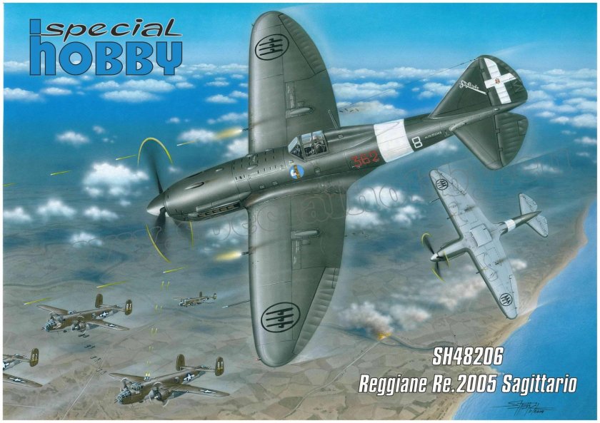 Сборная модель Reggiane re. 2005 Sagittario