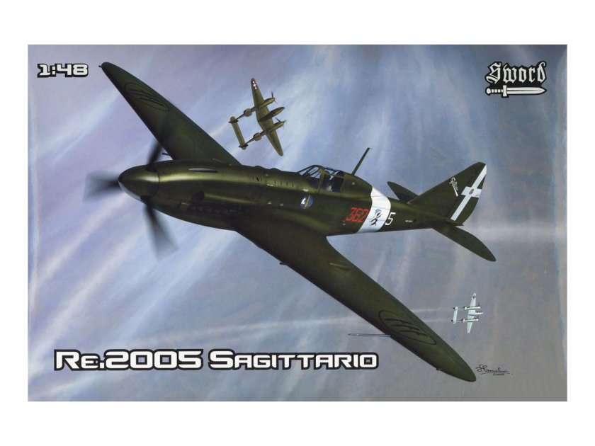 Сборная модель Reggiane re. 2005 Sagittario