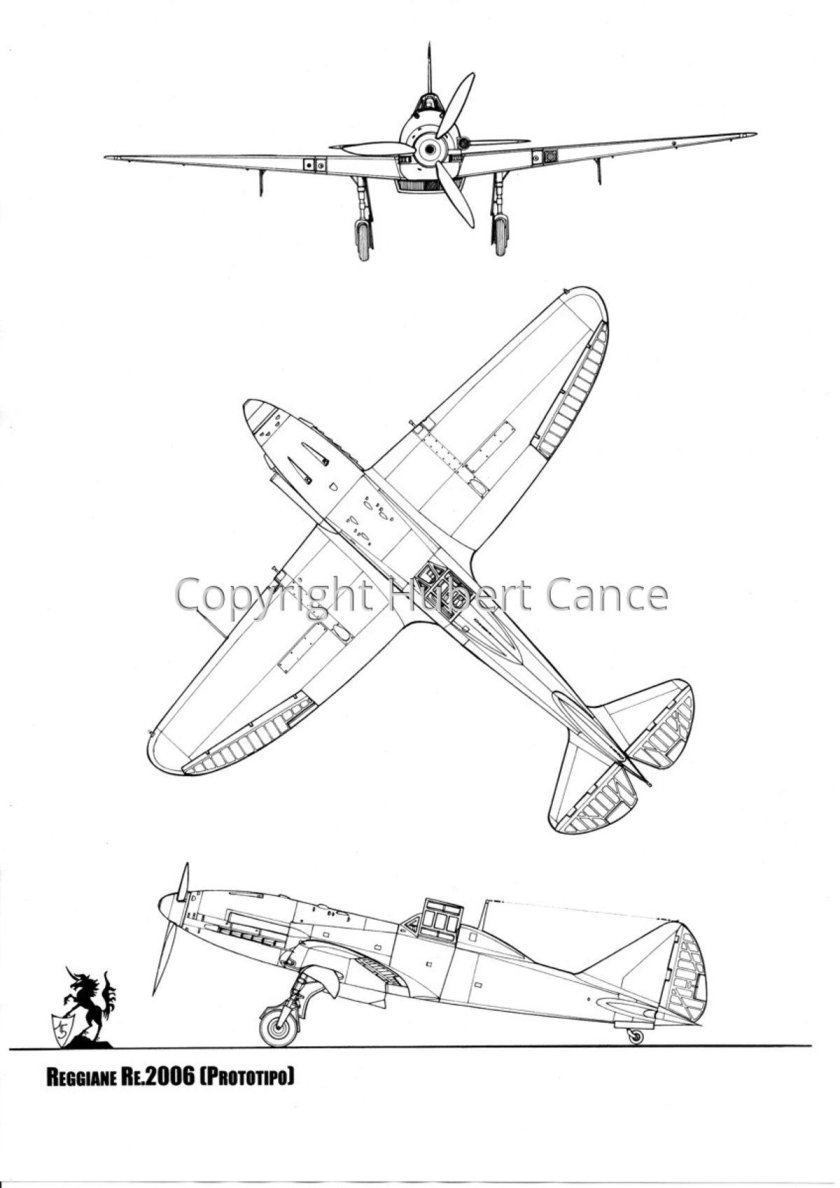 Истребитель Reggiane re.2006