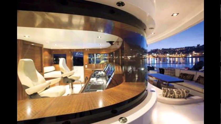 Мегаяхта интерьер