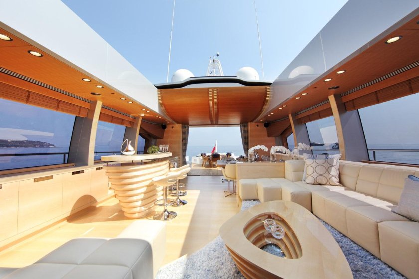 Интерьеры лакшери яхт