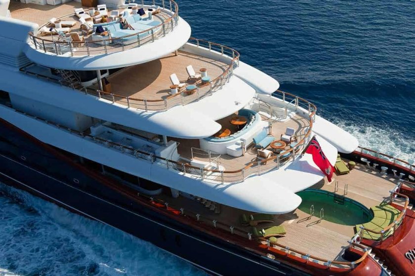 Яхта Потанина Nirvana