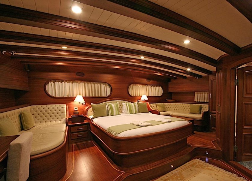 Роскошные яхты внутри