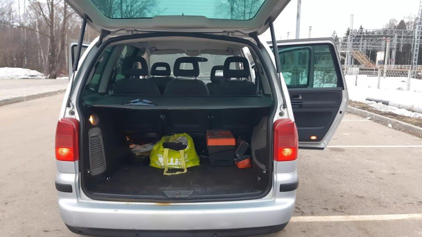 Seat Alhambra 2002 багажник
