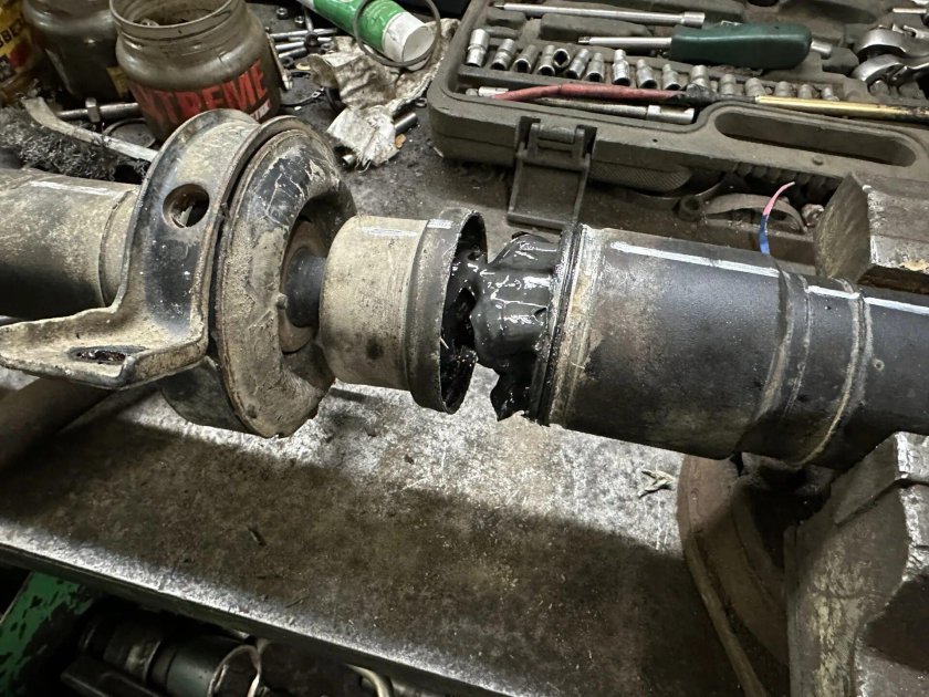 Замена подвесного подшипника