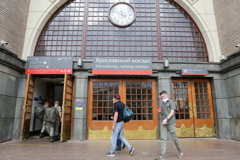 Ярославский вокзал в москве