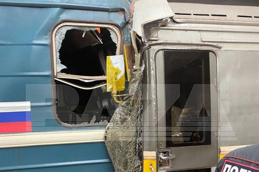 В метро столкнулись 2 поезда Москва